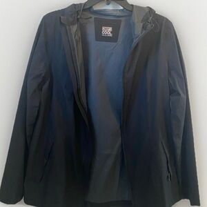 32 Degrees Black Raincoat for Women